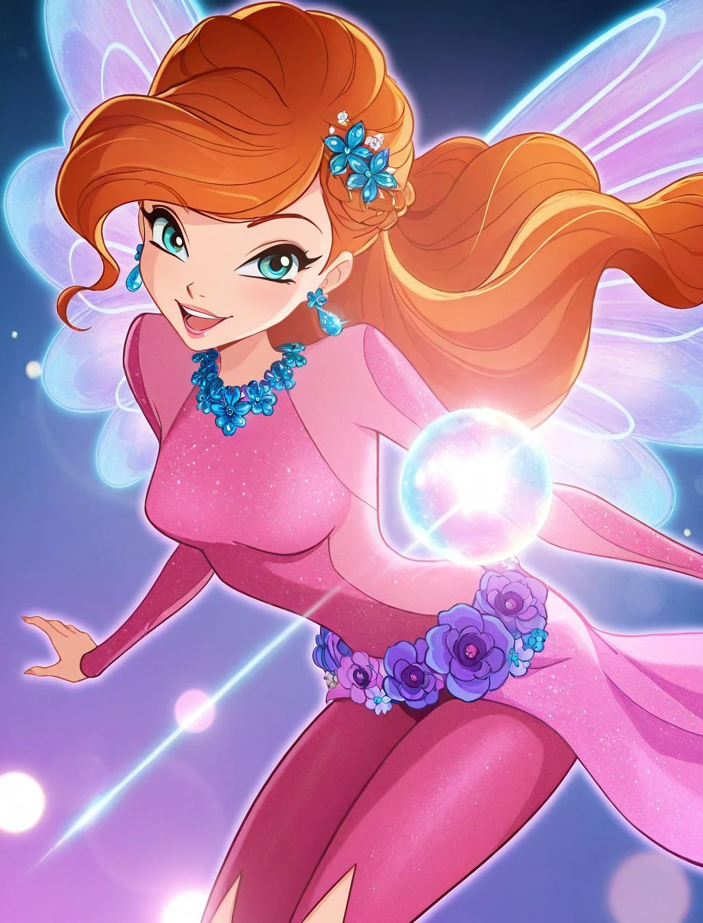 Featured image #1 for Bloom Fairy Transformations (Anime) [ILLUSTRIOUS VERSIONS] | Winx Club