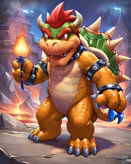Featured image #4 for Bowser LoRA