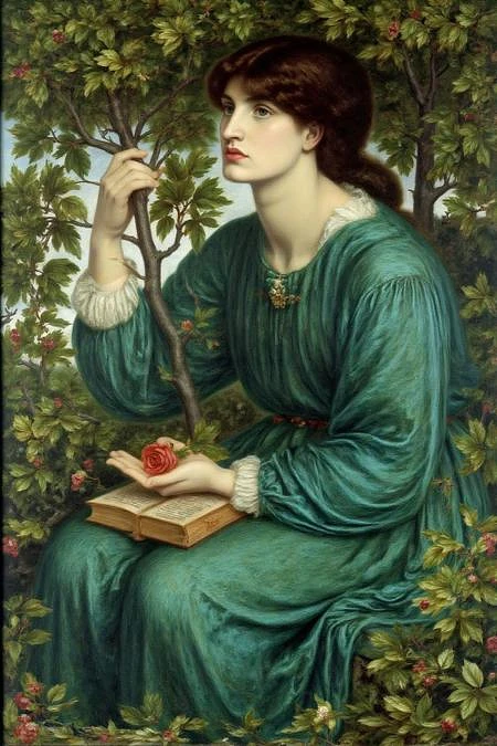 Featured image #5 for Pre-Raphaelite Brotherhood: Dante Gabriel Rossetti Portrait Style