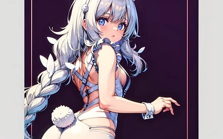 Featured image #1 for Le Malin (Azur Lane) Bunnysuit 恶毒 慵懒的白兔 兔女郎皮肤