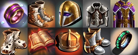 Featured image #2 for Handpainted RPG Icons 