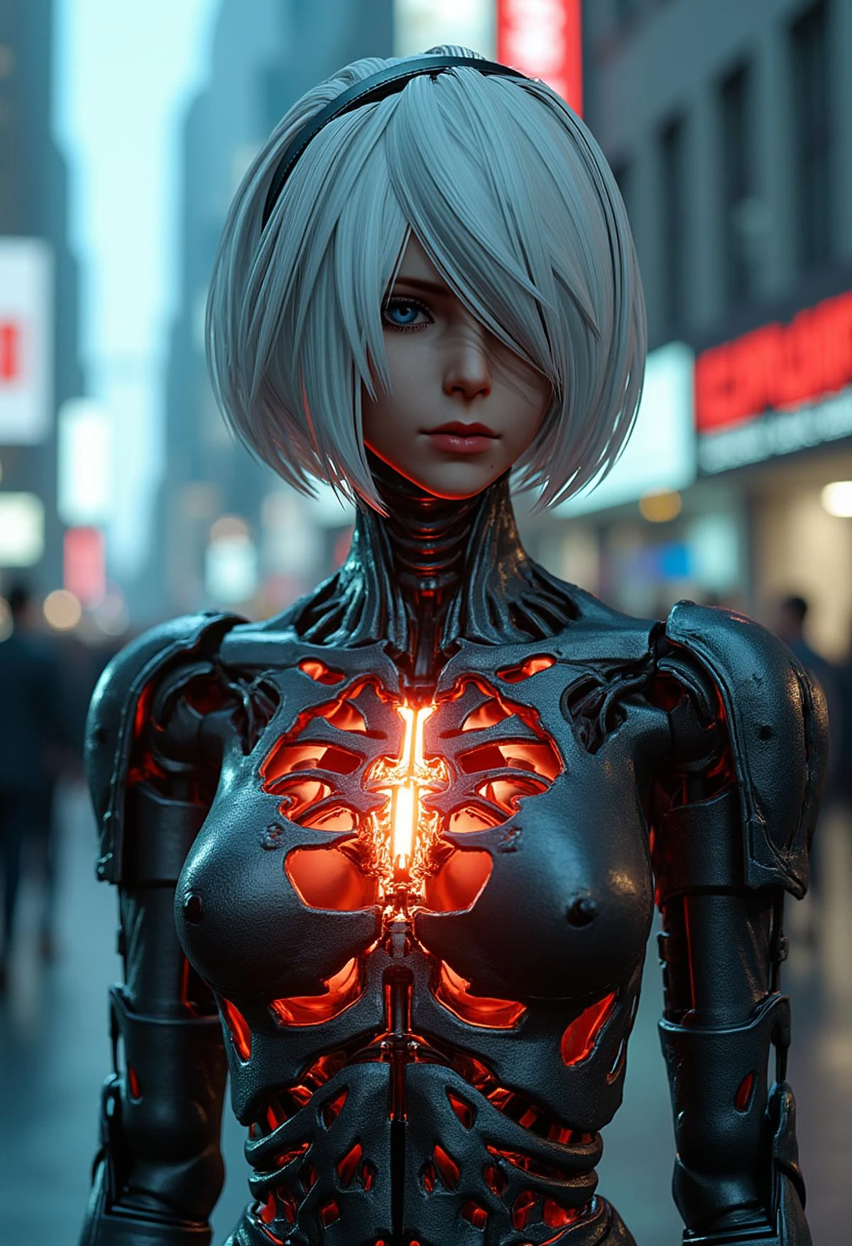 Featured image #3 for [Wan2.2 T2V & FLUX.1 D & XL & 1.5] 2B (‎YoRHa No.2 Type B) Nier:Automata