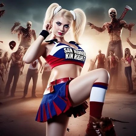Featured image #2 for Juliet Starling - Lollipop Chainsaw - Realistic SDXL