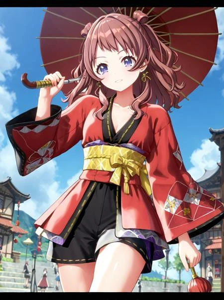 Featured image #1 for Pony XL - Hanami Saki [Gakuen Idolmaster - 3D]
