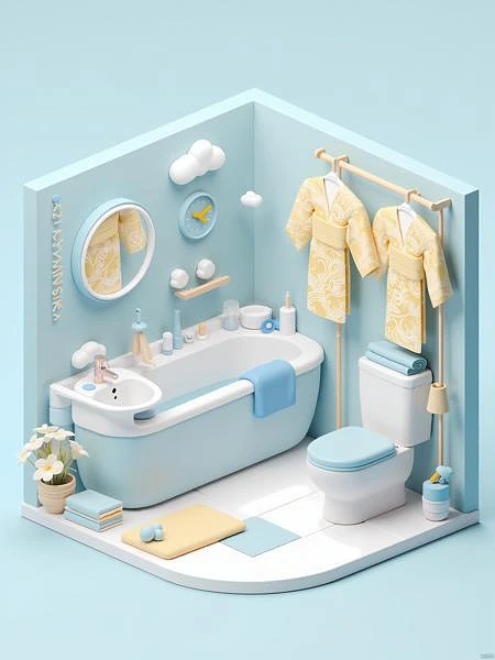 Featured image #2 for 等轴3d房间 Isometric 3d room V2.0