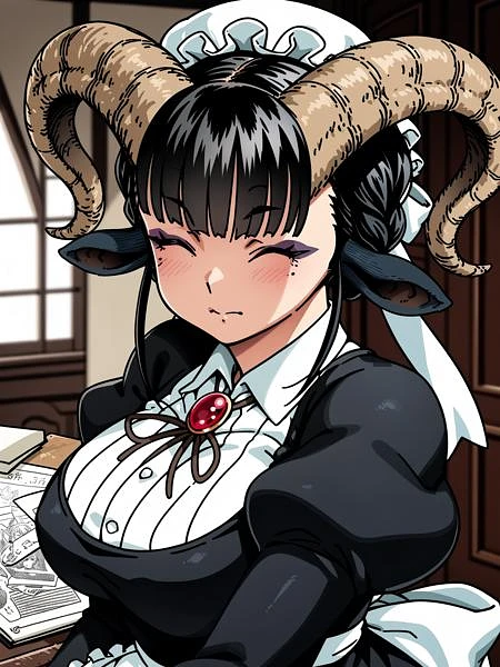 Featured image #4 for Maya (A Black Goat Maiden's (Shaving) Romance) by Jun