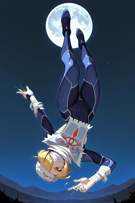 Featured image #5 for Sheik/シーク (The Legend of Zelda: Ocarina of Time) SDXL LoRA [Illustrious]