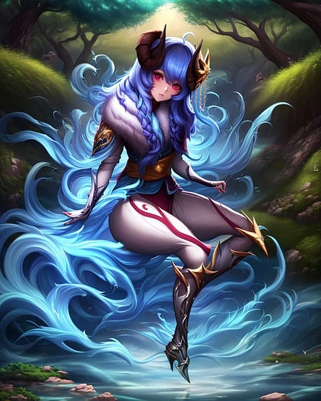 Featured image #4 for spirit blossom kindred（league of legends）灵魂莲华千珏