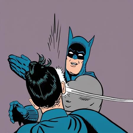 Featured image #1 for Batman slap meme