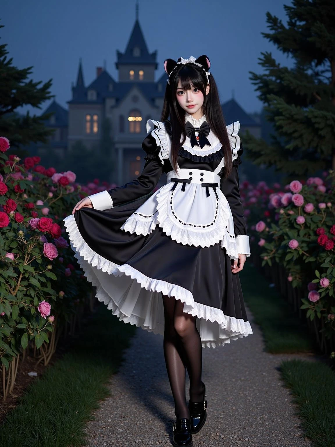 Featured image #5 for [Flux.1 D][Realistic] Maid costume | 女仆装