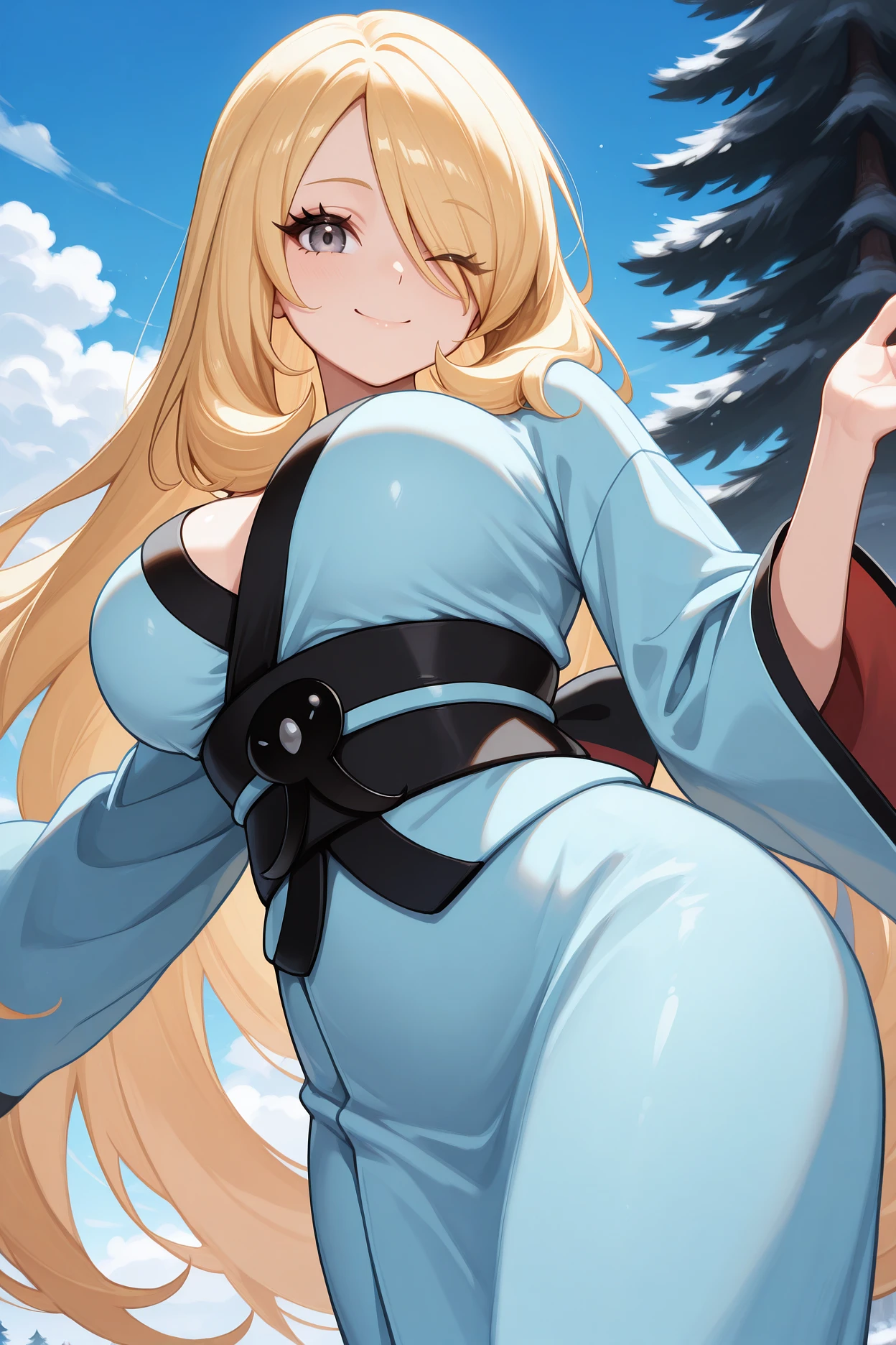 Featured image #4 for Cynthia/シロナ (Pokemon Diamond and Pearl) SDXL LoRA | 6 Outfits [Illustrious]