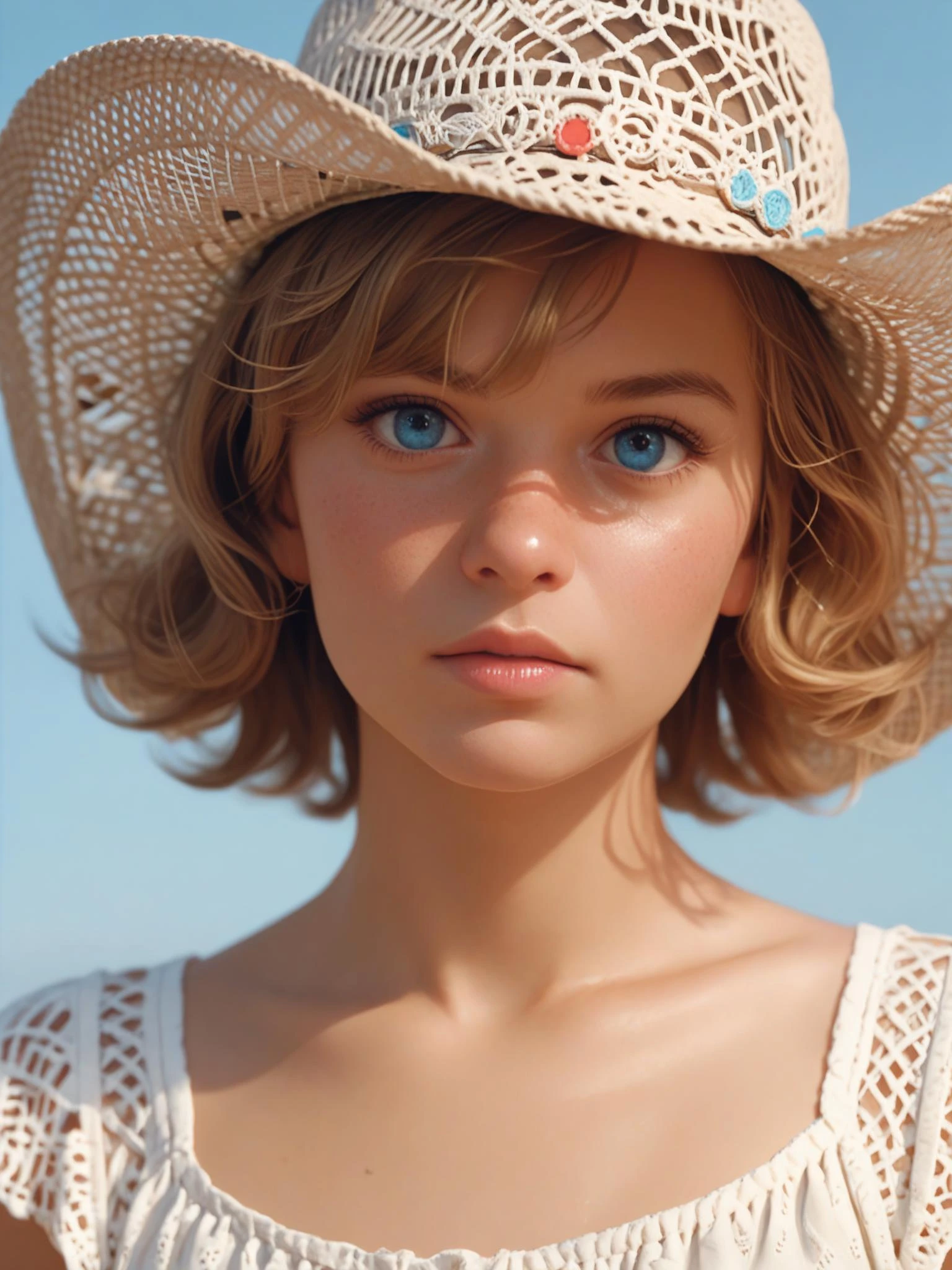 Featured image #1 for Crochet Cowboy Hat (Illustrious/Pony)