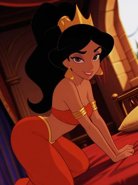 Featured image #2 for Jasmine (Aladdin) Disney Princess - | Illustrious XL | PONY XL | SD 1.5 | - by YeiyeiArt