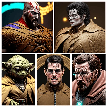 Featured image #3 for Gold Armor Portraits 1.5 RichStyle