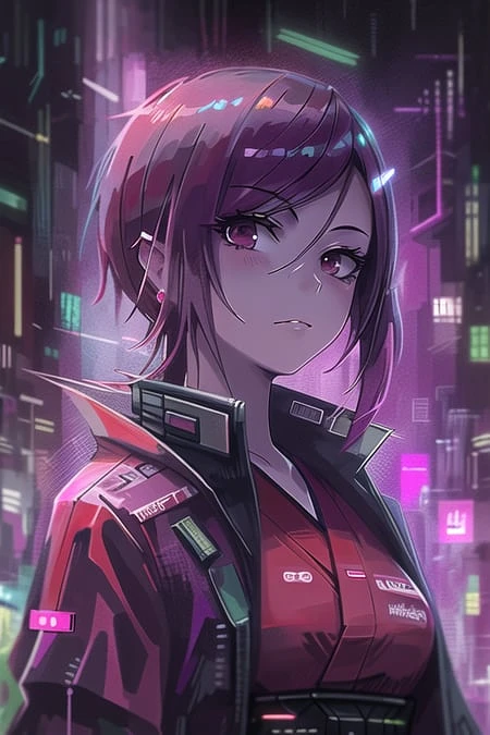 Featured image #2 for [LuisaP] 🥷Cyberpunk Portrait [1MB]