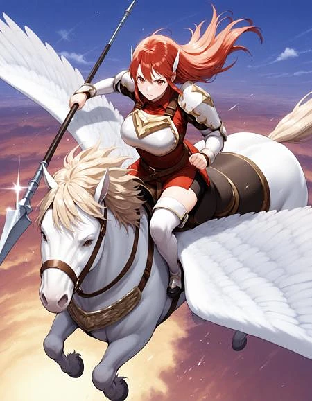 Featured image #4 for Pegasus knight / ペガサスナイト (Fire Emblem) Pony/Flux/IL