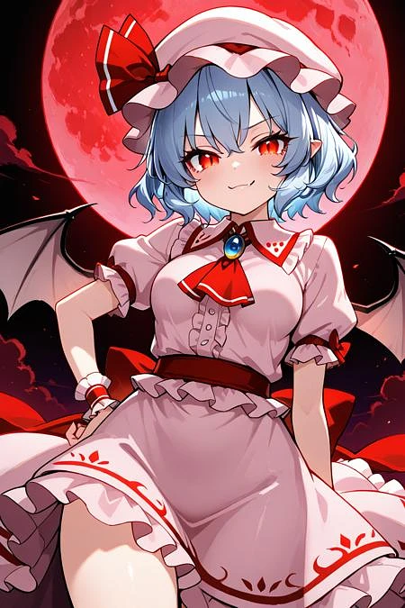 Featured image #1 for Remilia Scarlet | レミリア・スカーレット (Touhou: Embodiment of Scarlet Devil) [Pony & Illustrious & SD1.5]