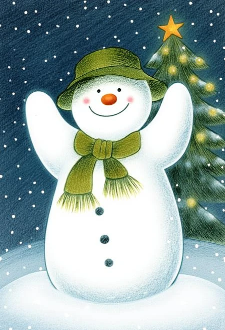 Featured image #1 for The Snowman Style - FLUX LoRA