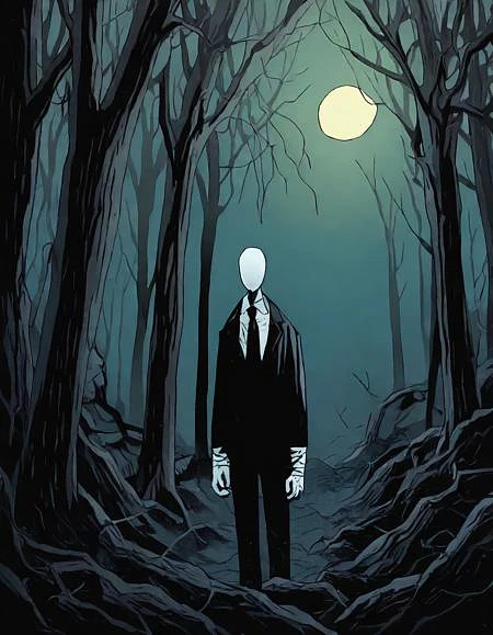 Featured image #3 for Slenderman creepypasta Pony + 1.5 + illustrious
