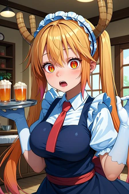 Featured image #3 for Tohru/トール (Kobayashi-san Chi no Maid Dragon) SDXL LoRA [Pony Diffusion]