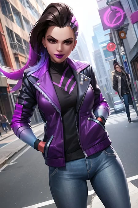 Featured image #5 for Sombra (Overwatch) LORA