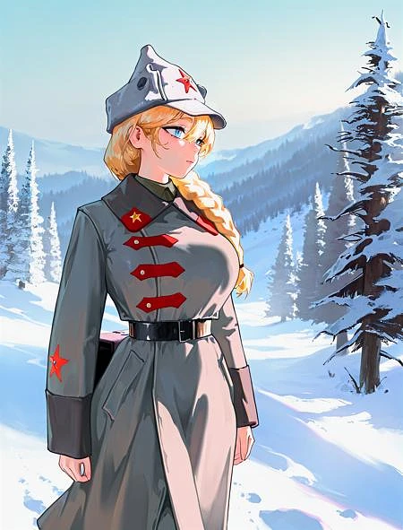 Featured image #2 for Red army winter uniform (1918-1935) for Illustrious by GlavaKolhoza