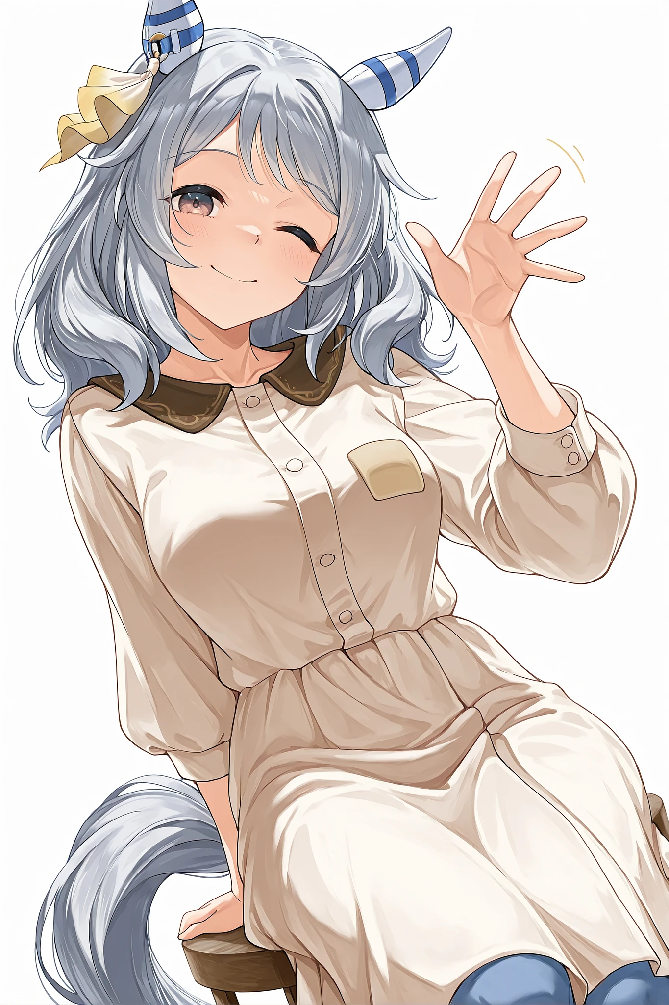 Featured image #1 for hishi miracle (casual) (umamusume) [ヒシミラクル(私服)] <ウマ娘> <ILL>