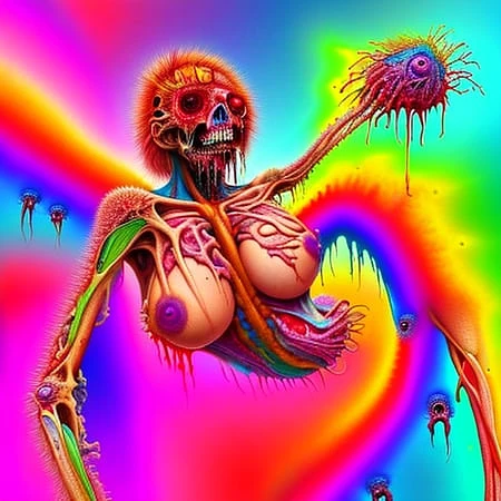 Featured image #1 for Vibrant Grotesque Horror