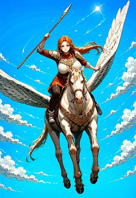 Featured image #6 for Pegasus knight / ペガサスナイト (Fire Emblem) Pony/Flux/IL