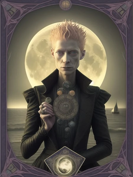 Featured image #1 for Tarot512 - Make cool, creepy, atmospheric fortune cards easily (Embed for 1.x Models and Merges)