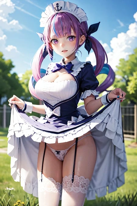 Featured image #1 for Minato Aqua 湊あくあ (maid.ver) / Hololive