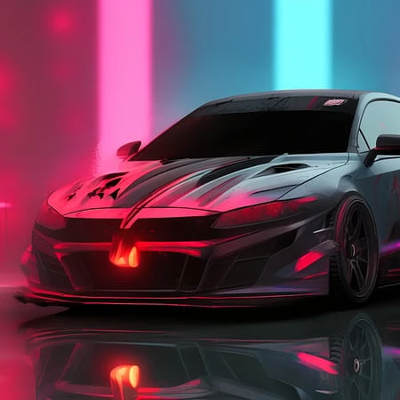 Featured image #4 for Flonix's Fast but Furios - A Universal Neon Cyber Model of SICK cars and Styles - Model 2.X Embedding