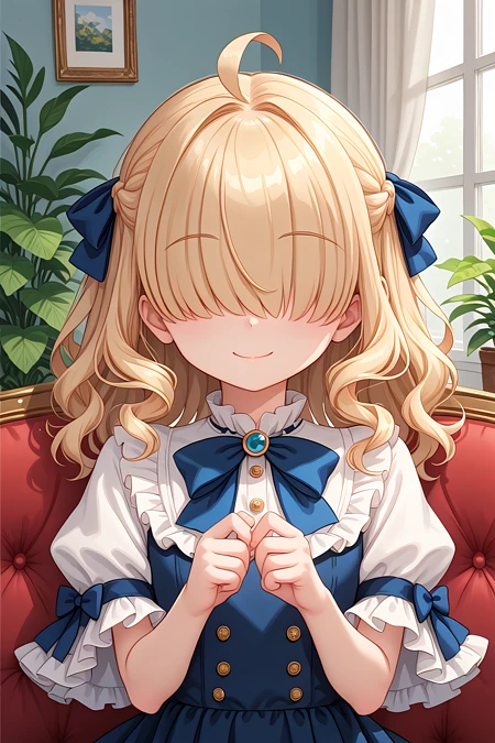 Featured image #4 for [SDXL]  "Hair over eyes" helper / 目隠れ補助