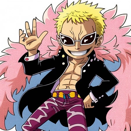 Featured image #3 for Doflamingo - One Piece (LoRA)