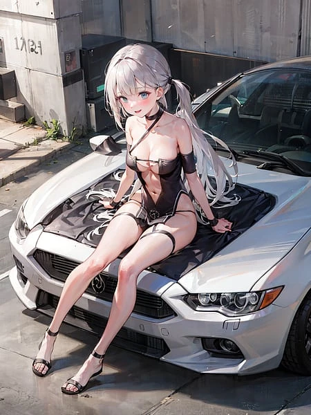 Featured image #1 for Shoukaku(Azur Lane) Sororal Wings翔鹤 疾速之鹤 赛车女郎皮肤