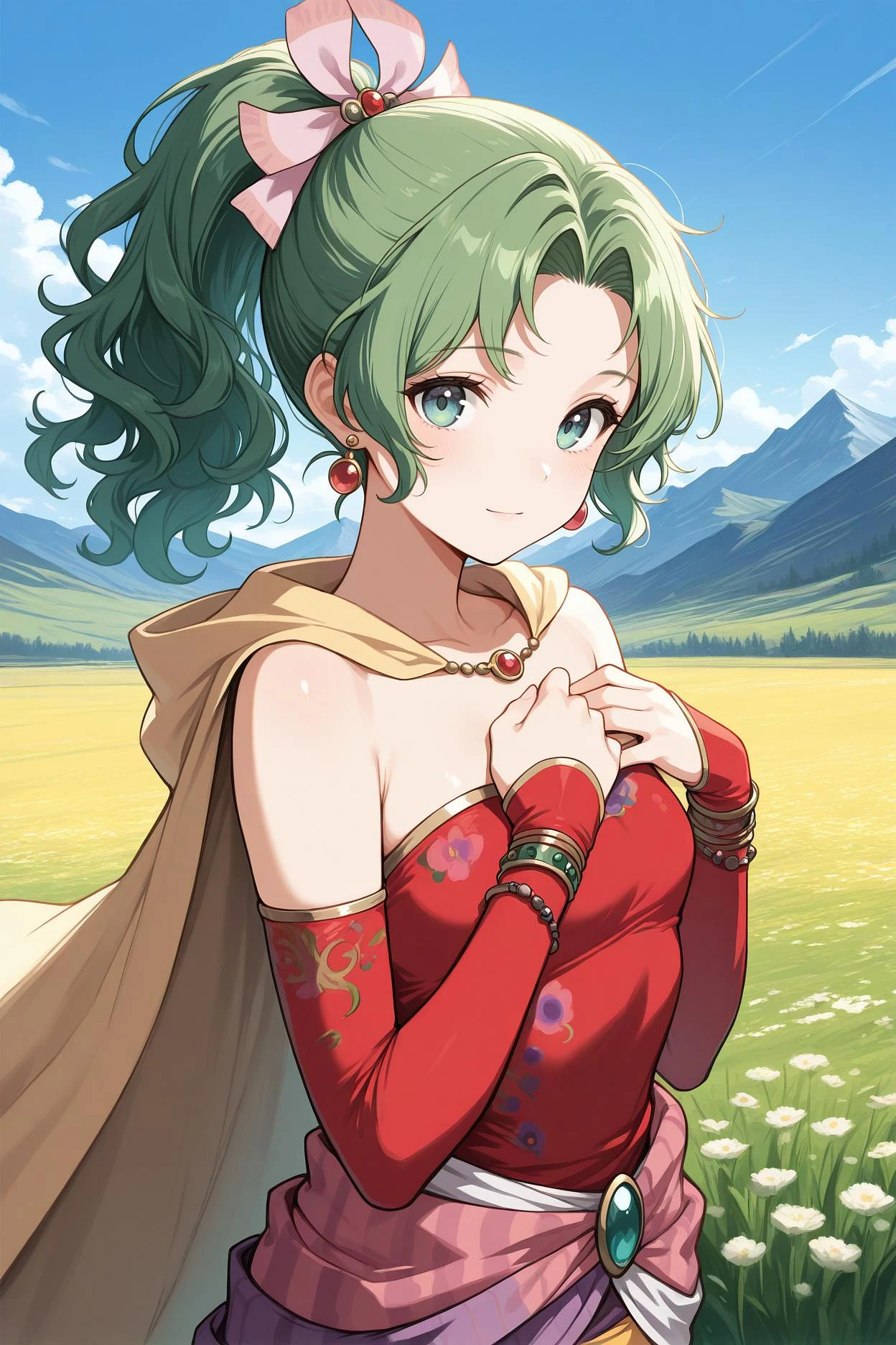 Featured image #1 for Terra Branford/ティナ・ブランフォード (Final Fantasy VI) SDXL LoRA | 3 Outfits [Illustrious]