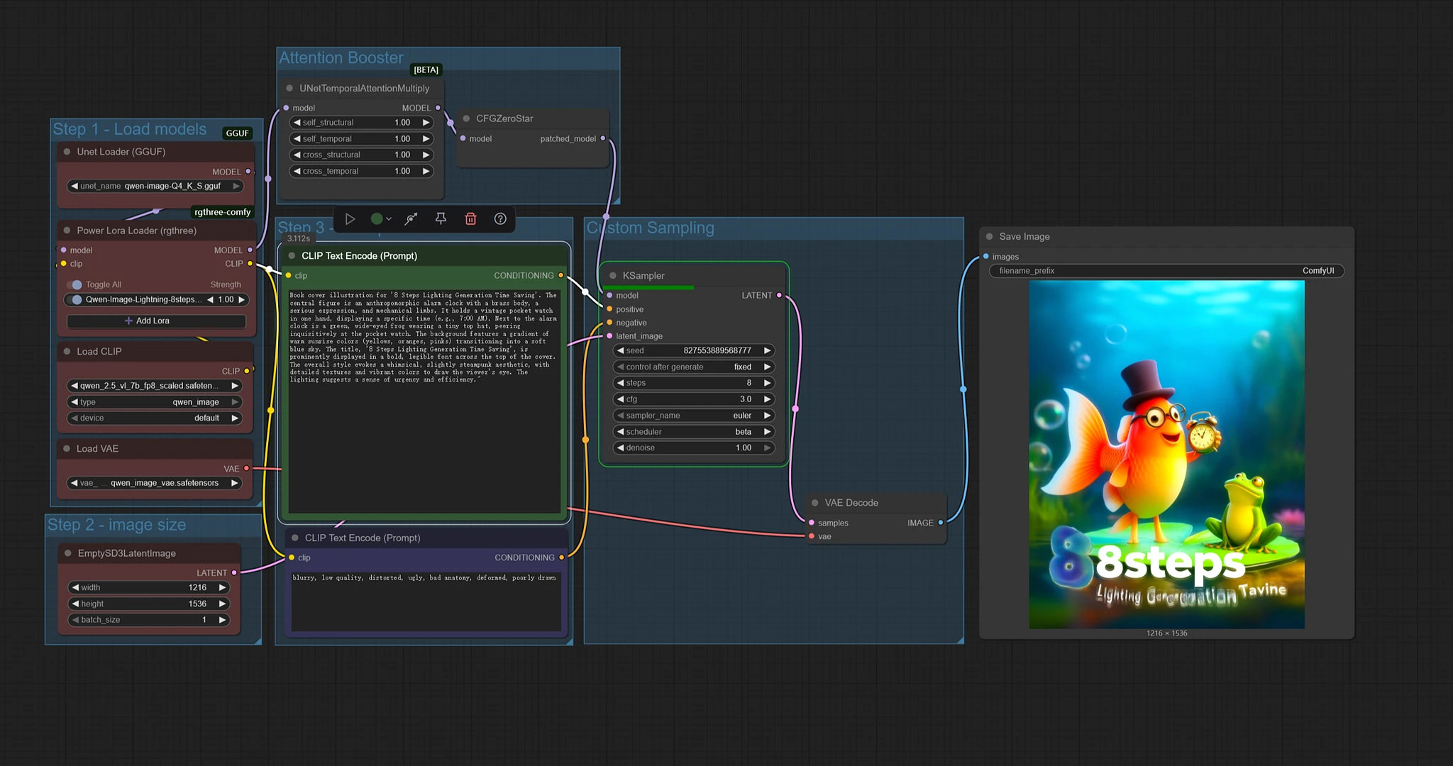 Featured image #2 for Qwen-image-workflow_gguf_Lowvram