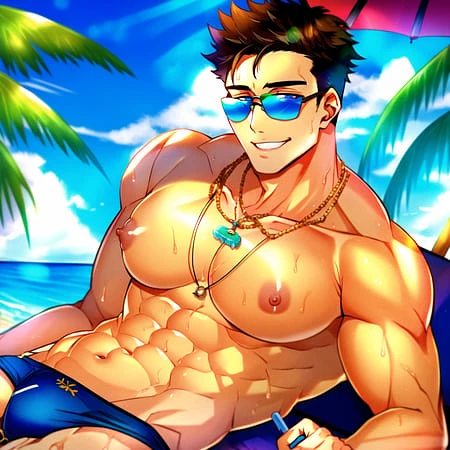 Featured image #4 for Pectoral Focus/Cow Boy LoRA