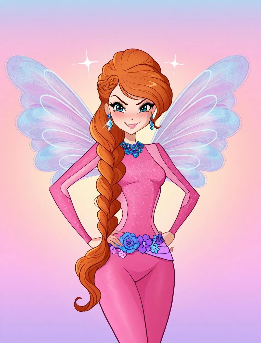 Featured image #3 for Bloom Fairy Transformations (Anime) [ILLUSTRIOUS VERSIONS] | Winx Club