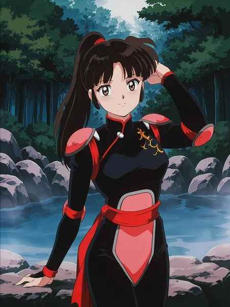 Featured image #1 for Sango (Inuyasha, 2000s art style) - WIP