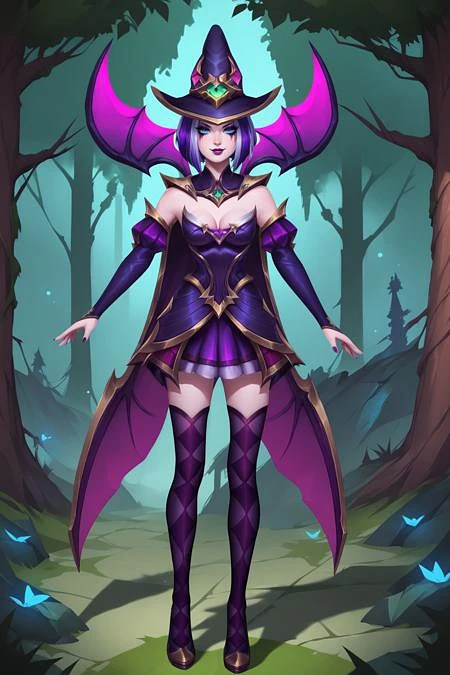 Featured image #1 for Bewitching Leblanc (League of Legends) - Comission LoRA PonyXL [NSFW Support]