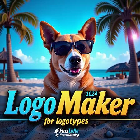 Featured image #1 for LogoMaker1024: Classic & Cartoon Logotypes | Flux LoRa