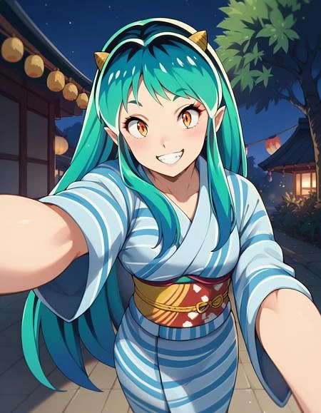 Featured image #6 for (PonyXL and Animagine) Lum | Urusei Yatsura (2022)  Lora
