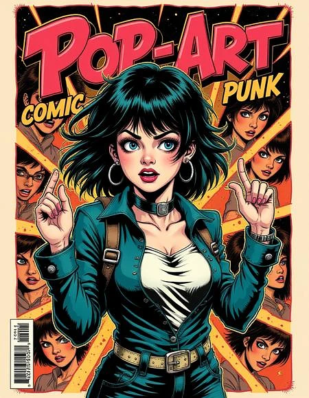 Featured image #1 for Pop-Art Comic Punk Style