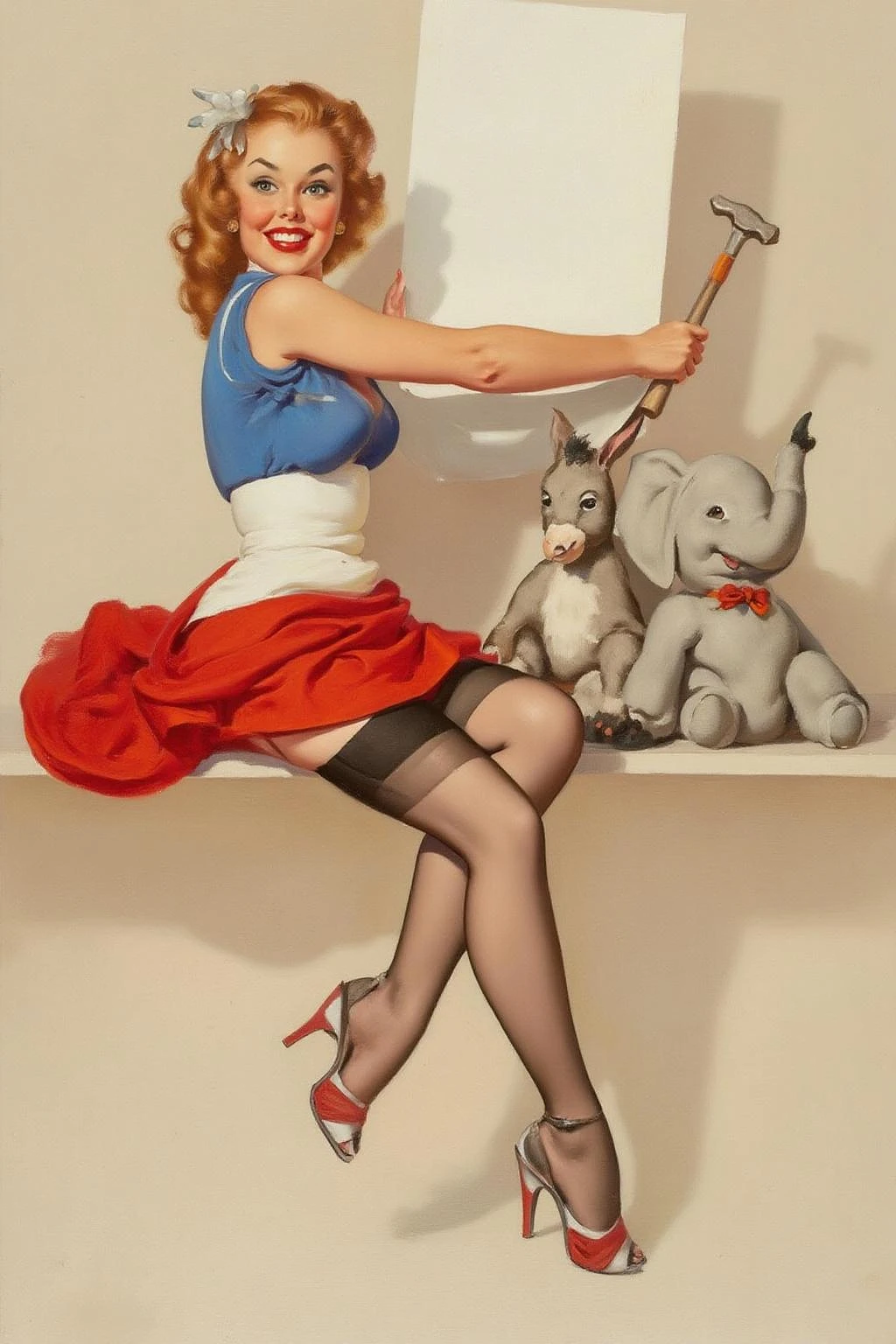 Featured image #4 for Pouting Beauties: Gil Elvgren Pin-Up Illustration Style