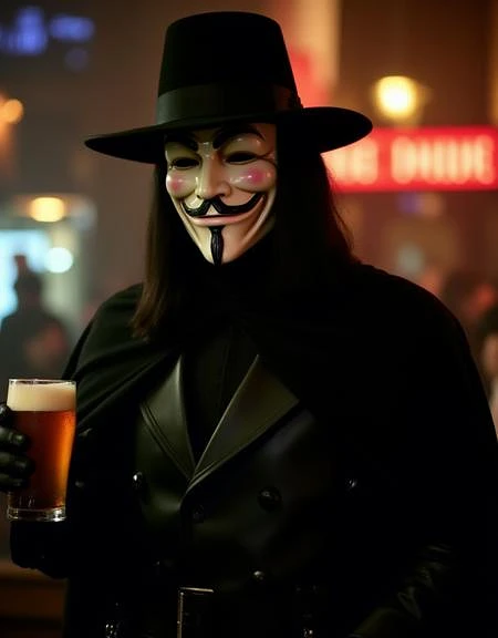 Featured image #2 for V for Vendetta - Flux1.D & SDXL