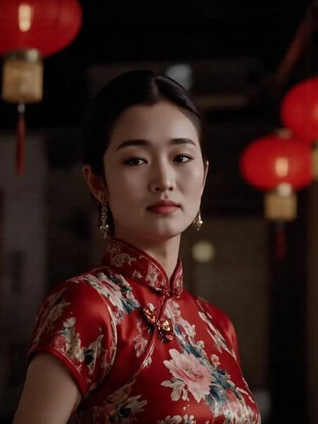 Featured image #4 for A Red Memory about a girl 大红色记忆，国际的 Gong Li for FLUX