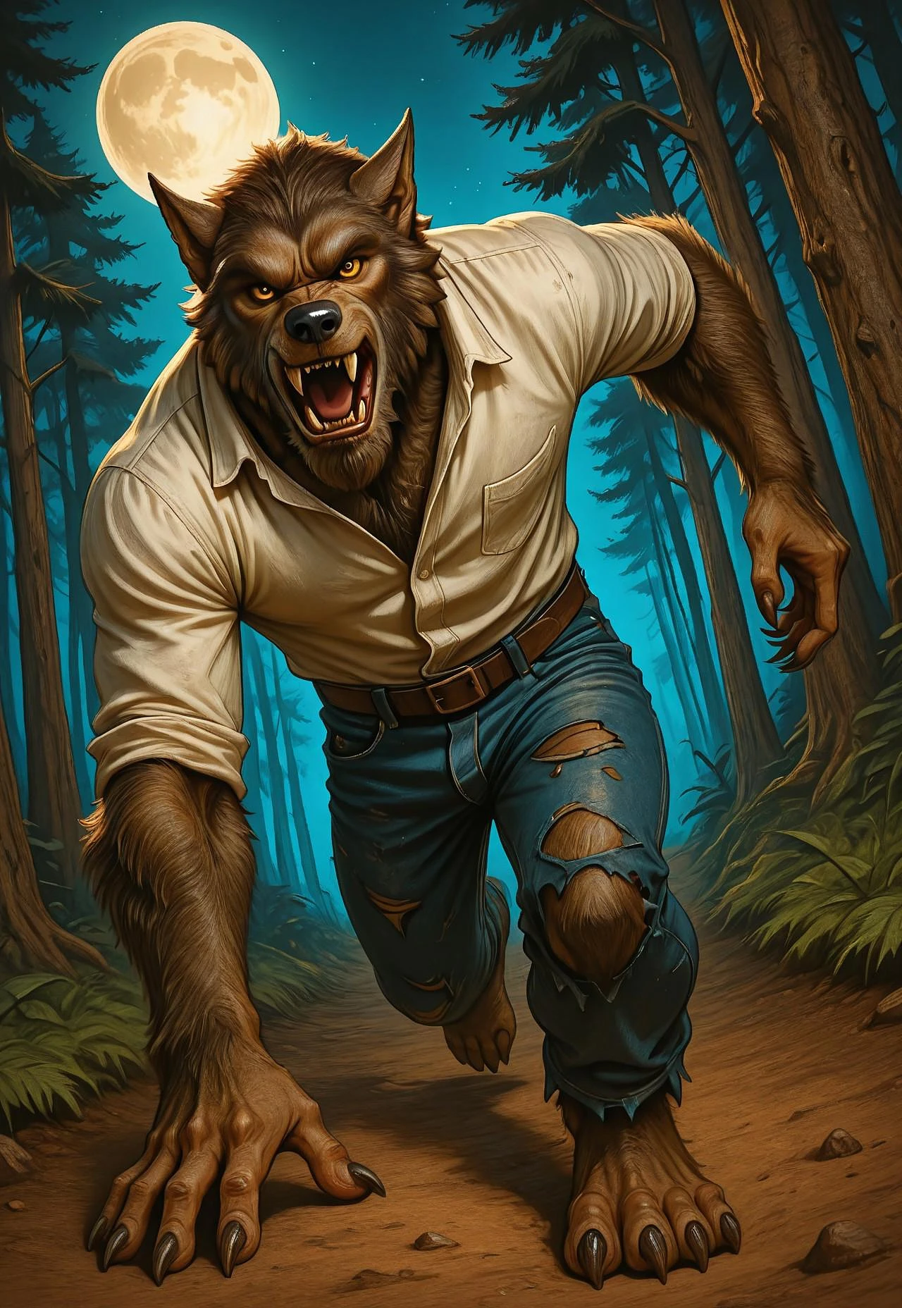 Featured image #3 for Classic Wolfman 2 (Movie Monters) - Illustrious