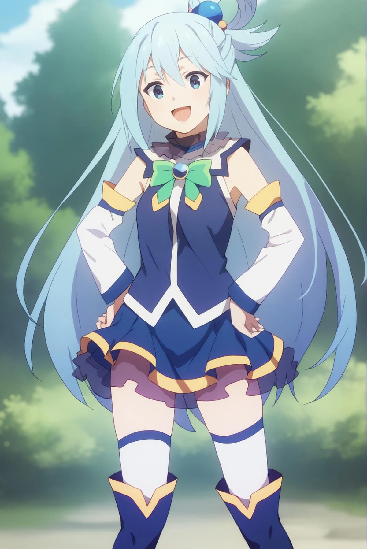 Featured image #6 for Konosuba - Aqua [1.5 + Pony + Illustrious]