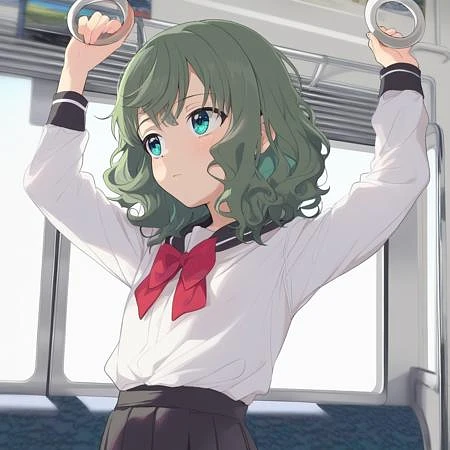 Featured image #1 for Holding Hand Grip (posing in train)吊り革を握る｜IL